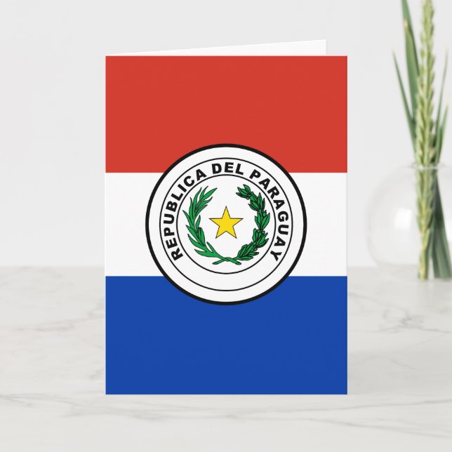 Paraguay Karte (Vorderseite)