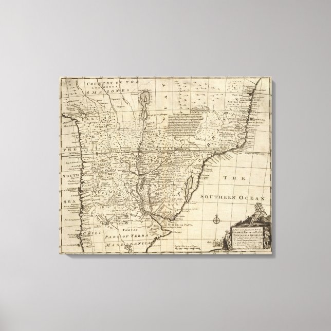 Paraguay Leinwanddruck (Vorderseite)