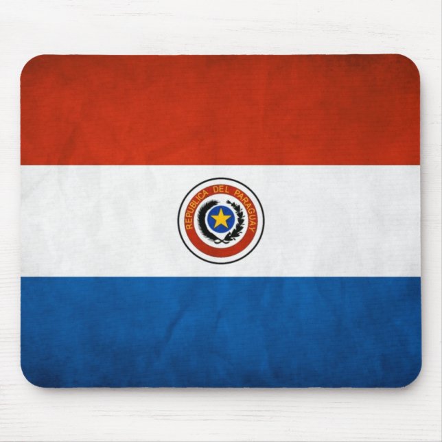 Paraguay-Nationalflagge Mousepad (Vorne)