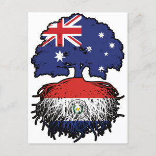 Paraguay Paraguayan Australian Australia Tree Root Postkarte
