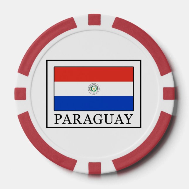 Paraguay Pokerchips (Vorderseite)