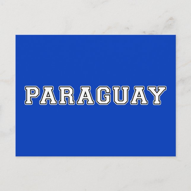 Paraguay Postkarte (Vorderseite)