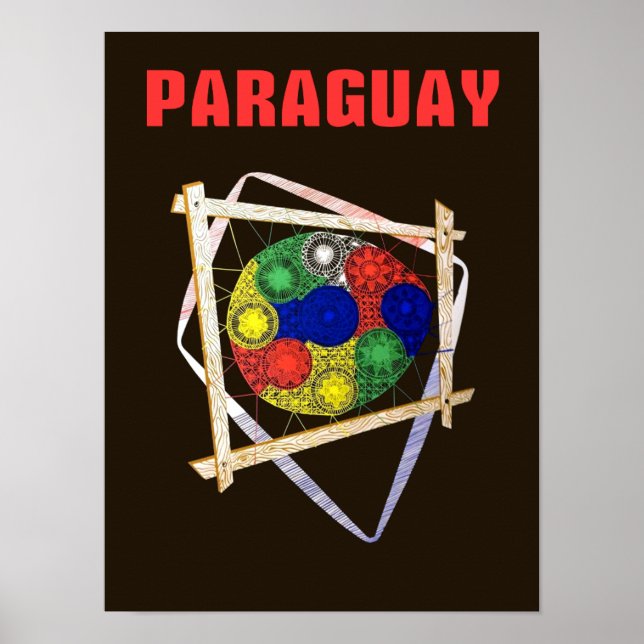 Paraguay Reiseplakat Poster (Vorne)