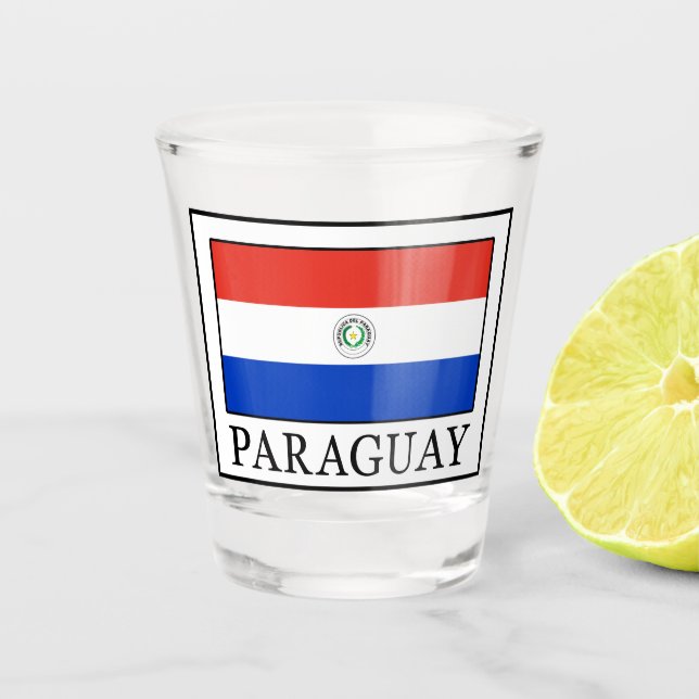 Paraguay Schnapsglas (Vorderseite)
