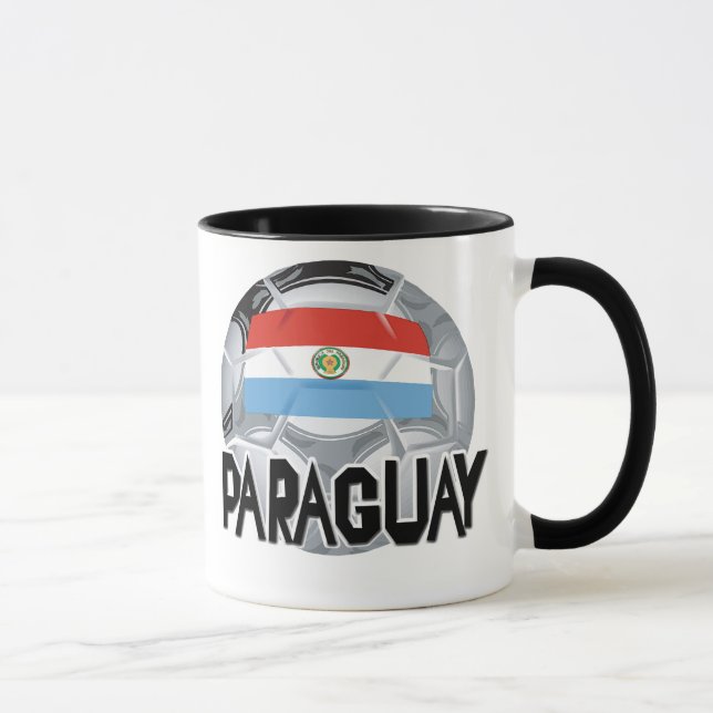 Paraguay Soccer swag Tasse (Rechts)