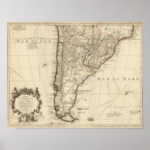 Paraguay, Südamerika Poster