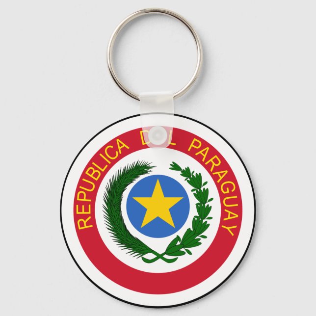 Paraguay-Wappen Schlüsselanhänger (Vorderseite)