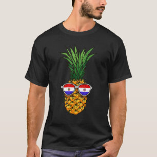 Paraguayische Ananas Paraguay Fahne Sonnenbrille S T-Shirt