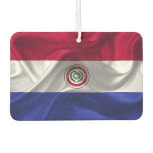 Paraguayische Flagge Autolufterfrischer