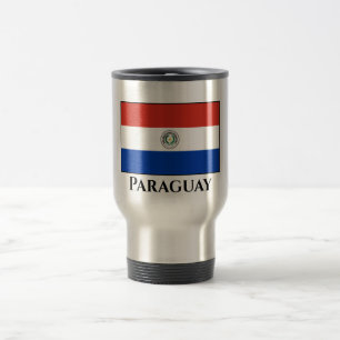Paraguayische Flagge Reisebecher