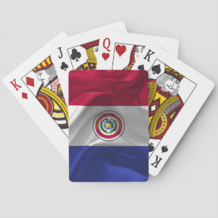 Paraguayische Flagge Spielkarten