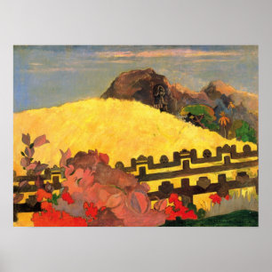 "Parahi Te Marae" - Paul Gauguin Druck Poster
