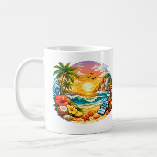 Paraíso en el Atardecer Kaffeetasse