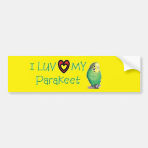 Parakeet-Autoaufkleber Autoaufkleber