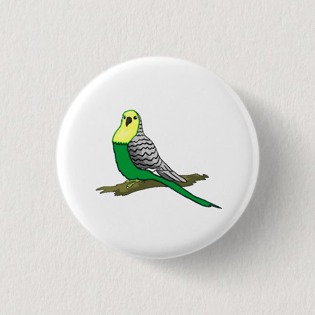 Parakeet Button (Vorderseite)