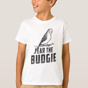 Parakeet Lover fürchten die Budgie Budgerigar Vöge T-Shirt