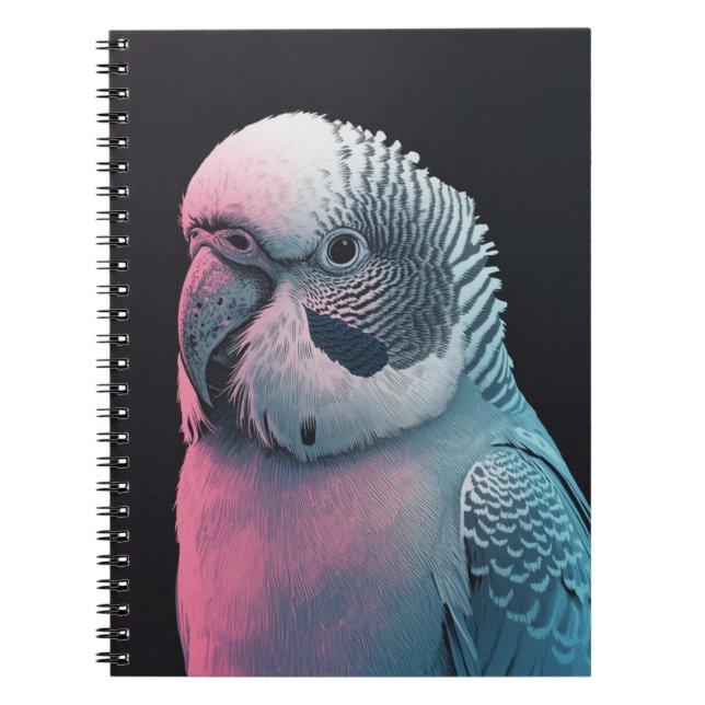Parakeet | Notebook Journal Notizblock (Vorderseite)