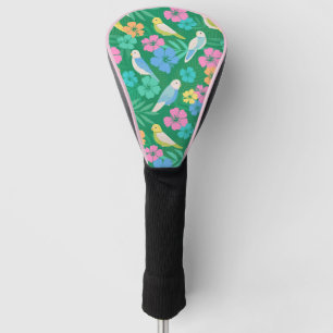 Parakeet & Palms Tropical Golf Head Cover Golf Headcover