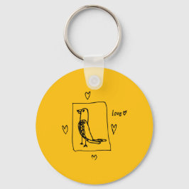 Parakeet Schlüsselanhänger