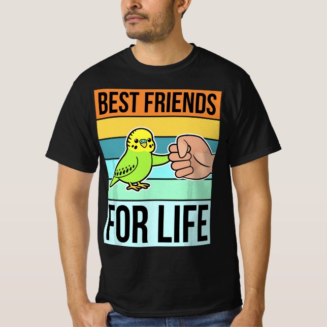 Parakeet T Budgie Items Bird Budgerigar Parrot  T-Shirt (Vorderseite)