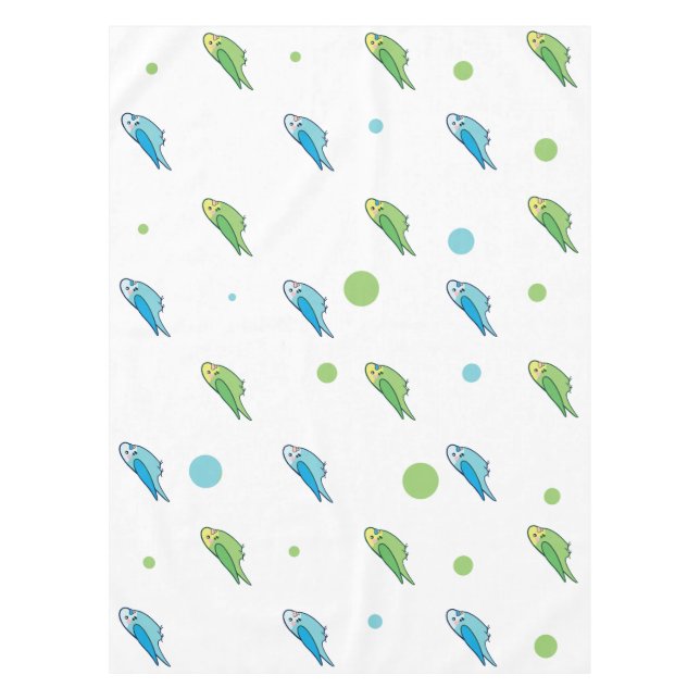 Parakeet Tablecloth Tischdecke (Vorderseite)