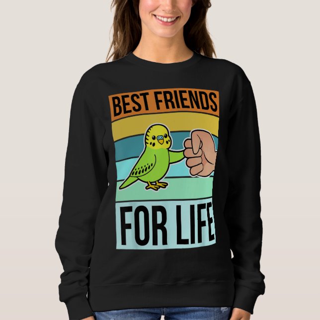 Parakeet Tshirt Budgie Items Bird Budgerigar Parro (Vorderseite)