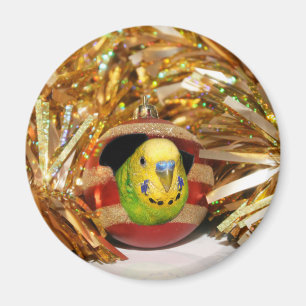 Parakeet-Weihnachten Magnet