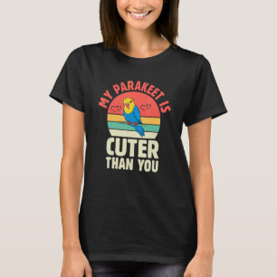Parakeet Zookeper Budgie Parrot Zobewahrer Haustie T-Shirt