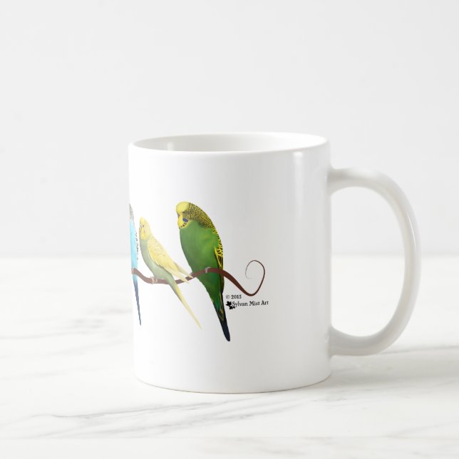 Parakets & Cockatiels! Kaffeetasse (Rechts)