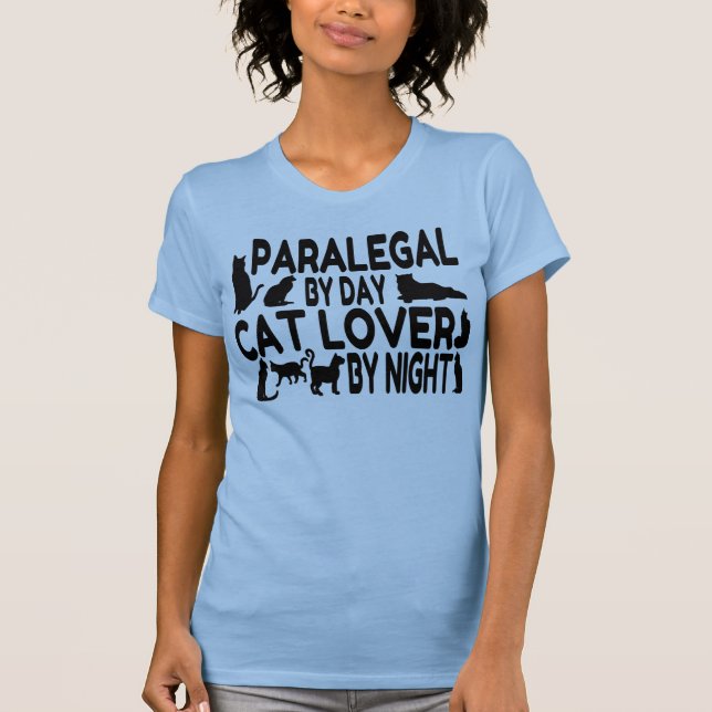 Paralegal Cat Lover T-Shirt (Vorderseite)
