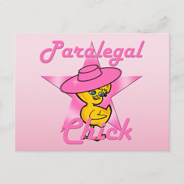 Paralegal Chick #8 Postkarte (Vorderseite)