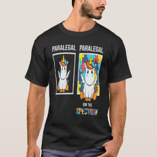 Paralegal Menschen mit Autismus Puzzle Einhorn Neu T-Shirt