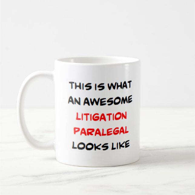paralegal, phantastisch kaffeetasse (Links)