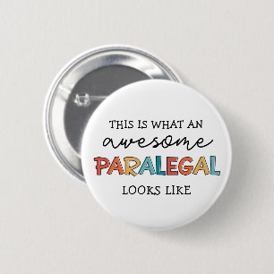 Paralegal Phantastischer Rechtsbeistand Funny Button