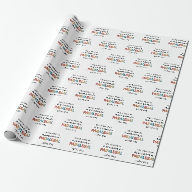 Paralegal Phantastischer Rechtsbeistand Funny Geschenkpapier (Ungerollt)