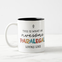 Paralegal Phantastischer Rechtsbeistand Funny Zweifarbige Tasse