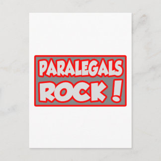Paralegals Rock! Postkarte
