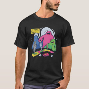 Paralell Universe Schachspiel Außerirdischen T-Shirt