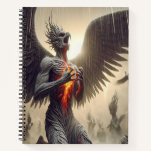 Parallele Realms Pheonix steigt Notizbuch