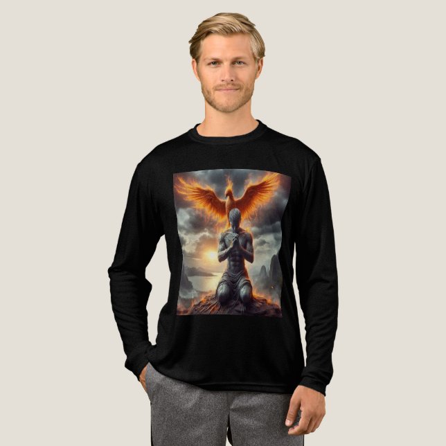 Parallele Reiche Mens Pheonix t Shirt (Volle Vorderseite)