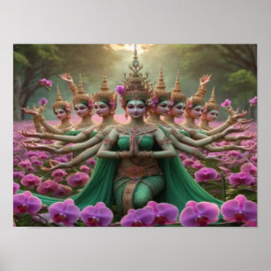 Parallelrealms Durga Goddess Poster