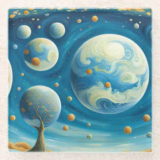 Paralleluniversen Glasuntersetzer