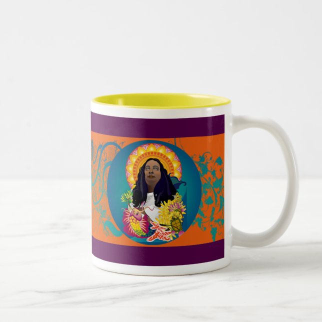 Paramahansa Yogananda Zweifarbige Tasse (Rechts)