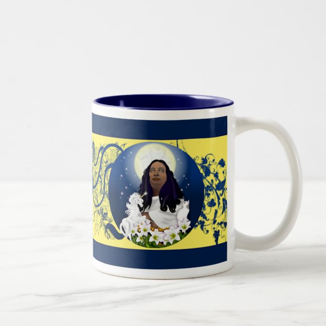 Paramahansa Yogananda Zweifarbige Tasse (Rechts)