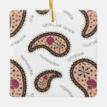 Paramecia Paisley Biology Science White Keramikornament<br><div class="desc">Dieses paisley-Design ist aus Zeichnungen von paramecia komplette cilia,  kontraktile Vakuolen wie Blume,  und Organelles und Namen für Teile dieses Organismus. Dieses niedliche Design ist perfekt für Nerd und Naturwissenschaftler geeignet,  um Biologie in den Alltag einzuführen.</div>