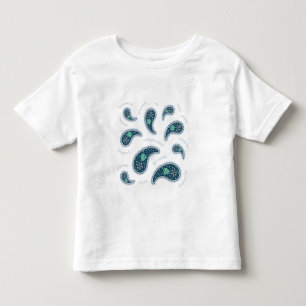 Paramecia Paisley Protozoan Biology Science Light Kleinkind T-shirt