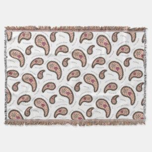 Paramecien Paisley Biologie Wissenschaft Weiß Decke