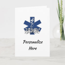 Paramedic Active Star of Life Card Karte