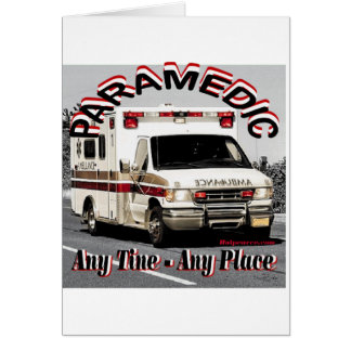 Paramedic an jedem beliebigen Ort zu jeder Zeit.