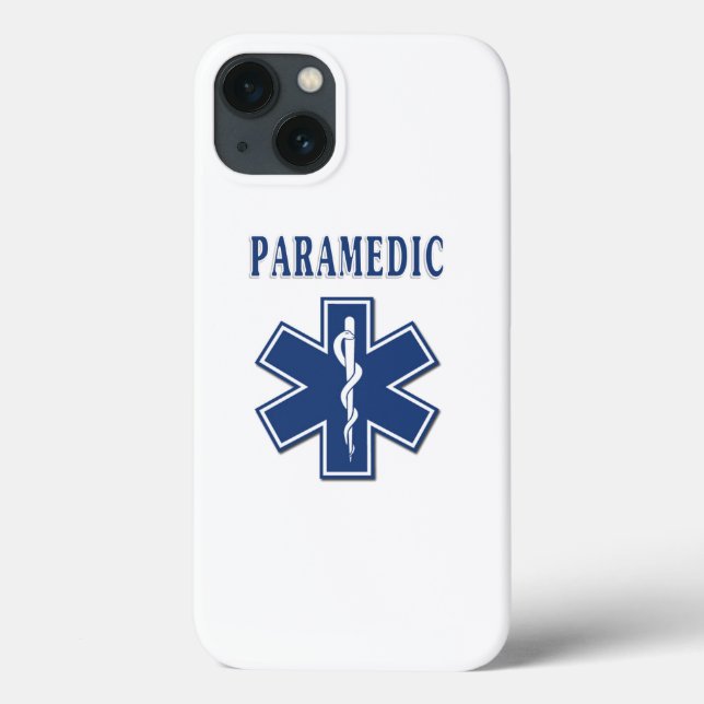 Paramedic Blue Star of Life Case-Mate iPhone Hülle (Rückseite)